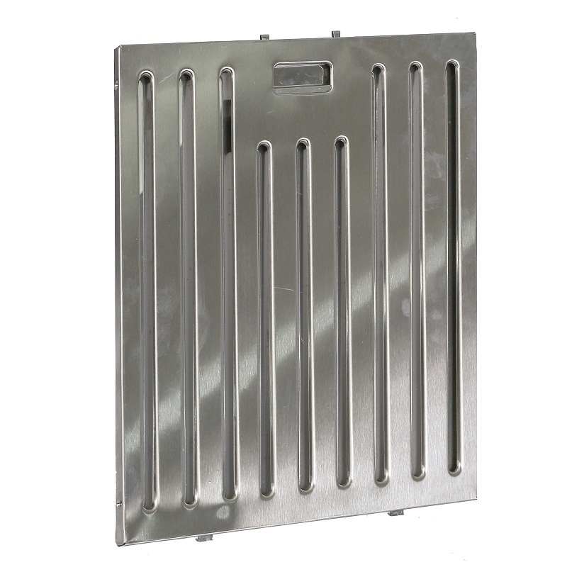 Stainless steel latch kitchen hood chimney baffle filter