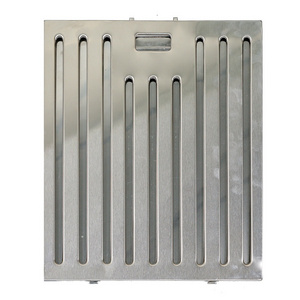 Stainless steel latch kitchen hood chimney baffle filter