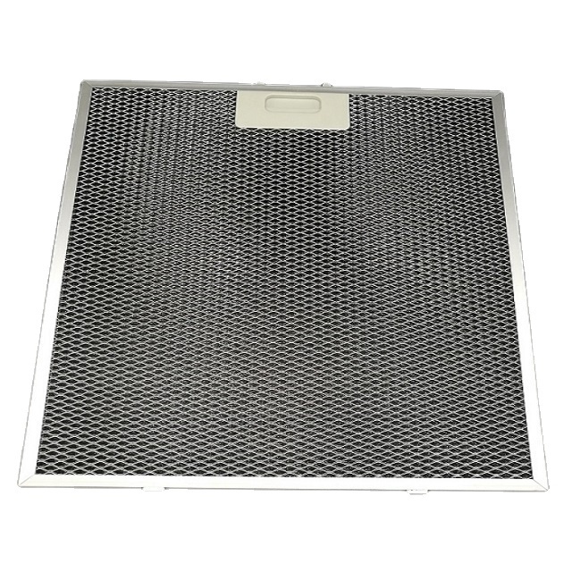 PP latch carbon cotton inside range hood  aluminum filter