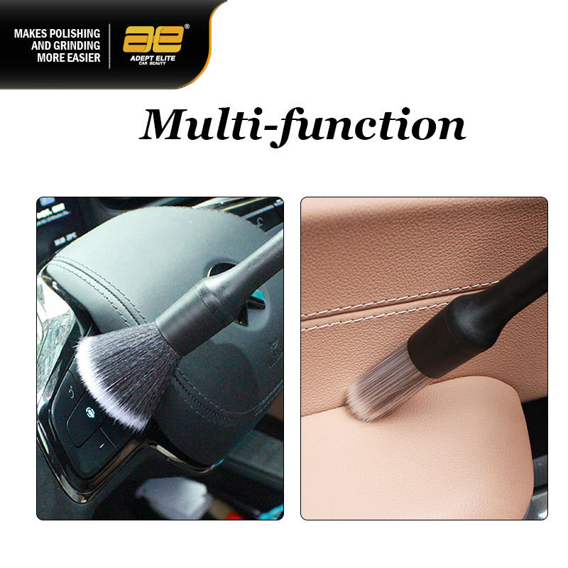 3 Pack Detailing Brush Set Car Cleaning Brushes for Car Leather Air Vents Rim Cleaning Car Cleaning Tools