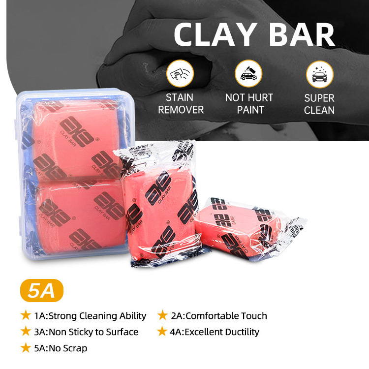 New Professional Detailing 150g Glass Cleaner Adhesive Remover Red Clay Bar Car Clay Bar Cleaner for Car Wash