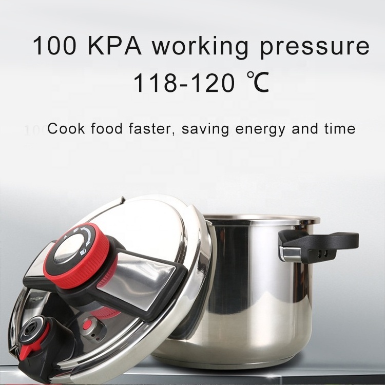 304  stainless steel pressure cooker Rotating open and close high quality pressure cooker