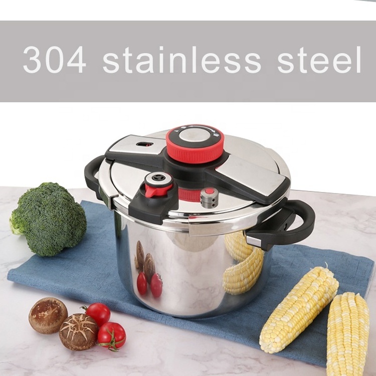 304  stainless steel pressure cooker Rotating open and close high quality pressure cooker