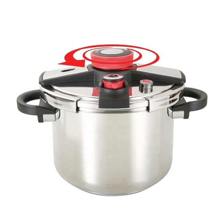 304  stainless steel pressure cooker Rotating open and close high quality pressure cooker