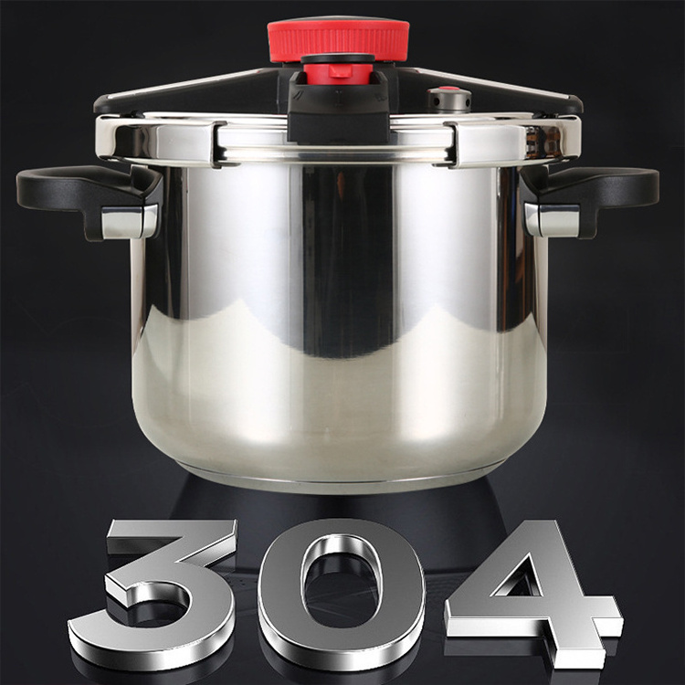 handle fold 304  stainless steel Rotating open and close gas and induction use bottom Thicken  pressure cooker