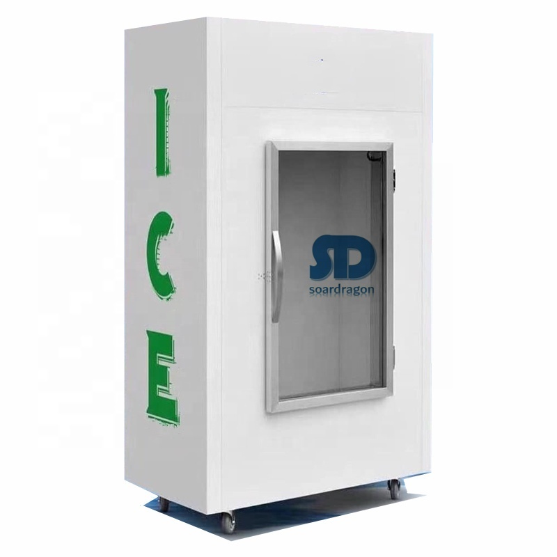 Manufacturer High Quality Used Outdoor Ice Merchandiser OEM Bagged ice storage freezer bin Cold wall package ice freezer