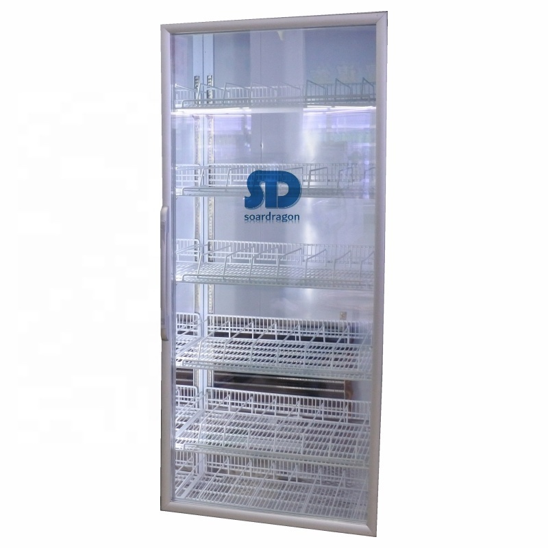 Soardragon walk in display cold room glass door Tempered Refrigerator Glass Door with double/triple glass