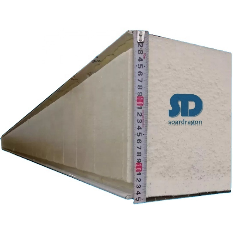 Soardragon Thermal Insulation 50~200mm Thickness PIR Sandwich Panel Roofing and Wall Boards