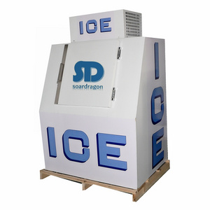 Manufacturer High Quality Used Outdoor Ice Merchandiser OEM Bagged ice storage freezer bin Cold wall package ice freezer