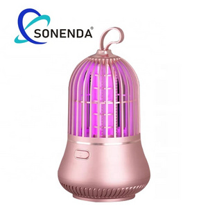 SONENDA USB Hangable Mosquito Killer Lamp 385 Nanometer UV Rechargeable Bug Zapper