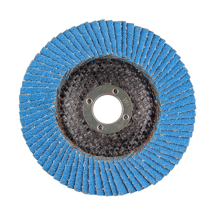 SongQi 4.5 Inch Silicon carbide abrasive tools mesh cover flexible flap disc grinding wheel