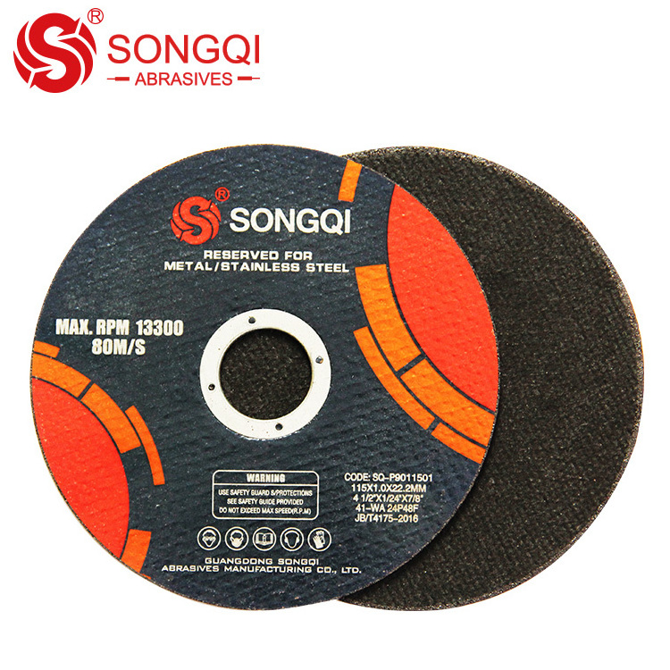 115x1mm cutting disc for steel and stainless steel