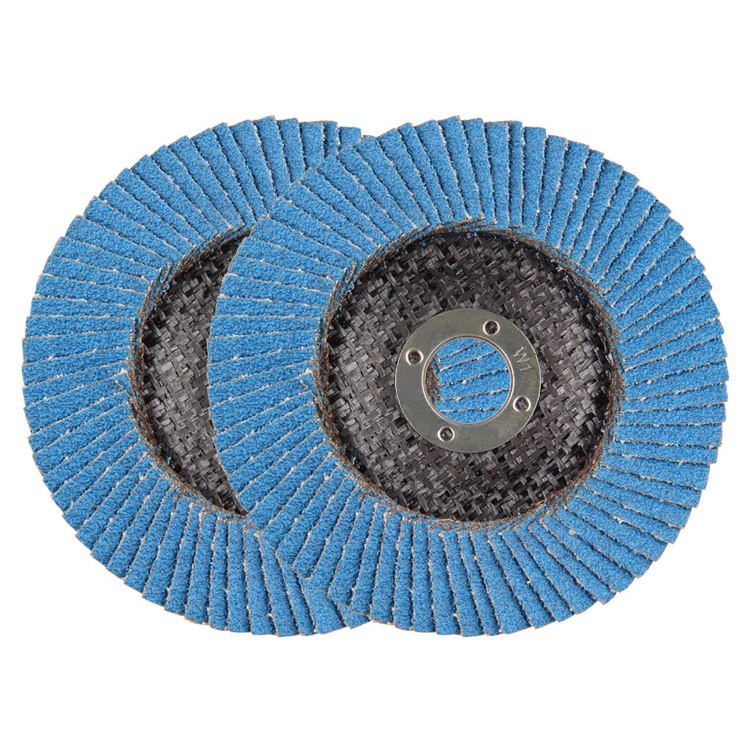 SongQi 4.5 Inch Silicon carbide abrasive tools mesh cover flexible flap disc grinding wheel