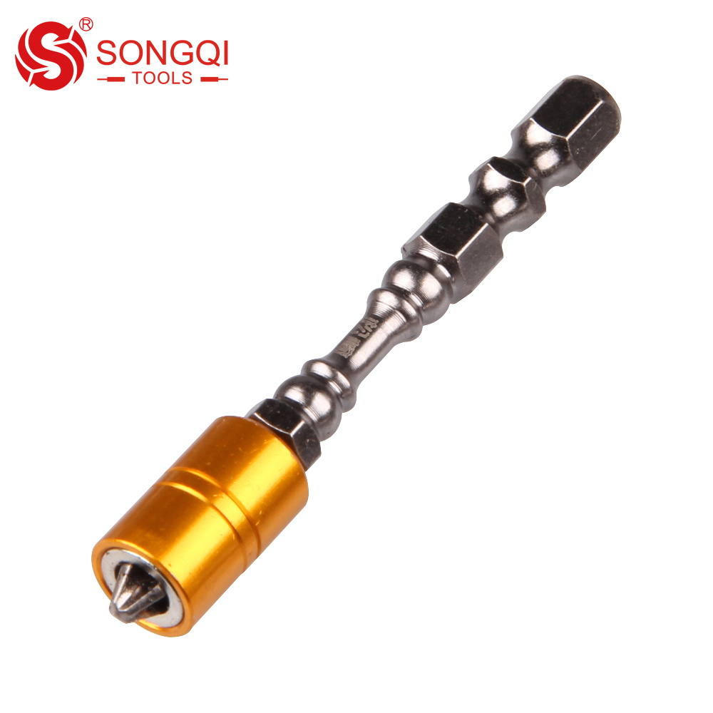 SONGQI 65MM Long PH2 screw driver bit double end magnetic screwdriver bit with coils