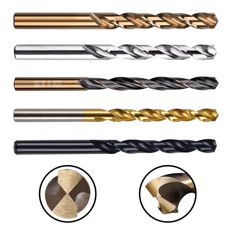 DIN338 Fully Ground Power Tool Accessory HSS INOX Drill Bits for Stainless Steel Metal Jobber Twist Drill Bit Set