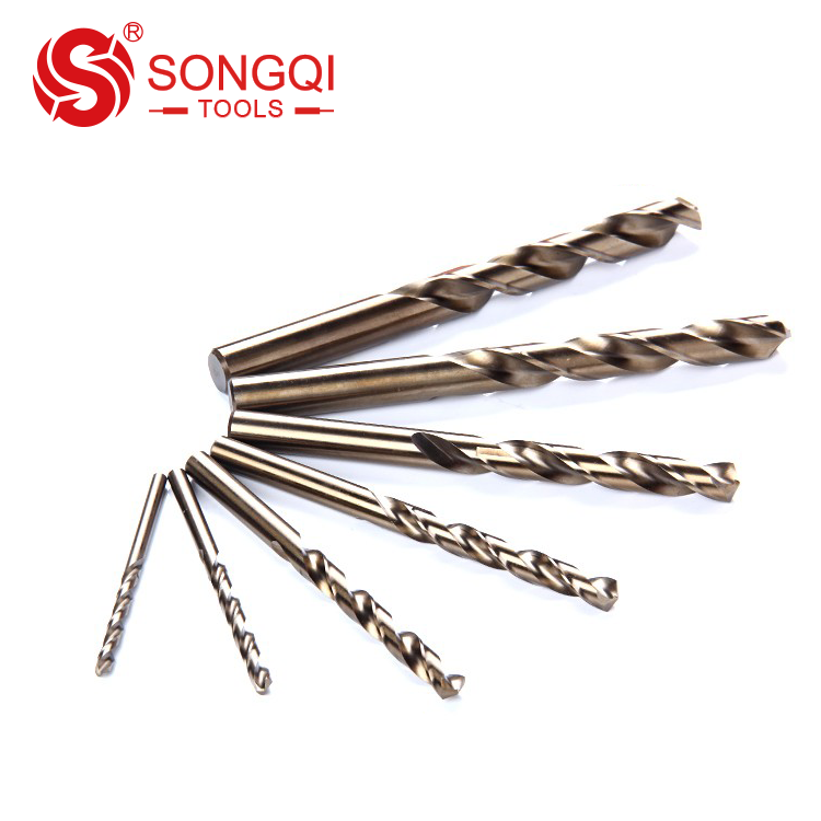 HSS M35 high speed steel Cobalt twist drill bit set 13pcs 1.5-6.5mm