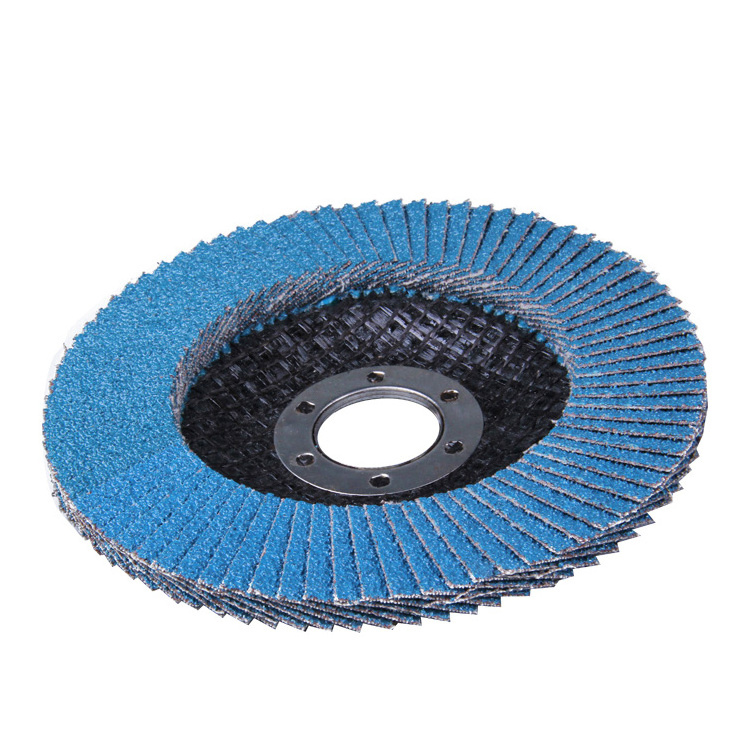 SongQi 4.5 Inch Silicon carbide abrasive tools mesh cover flexible flap disc grinding wheel