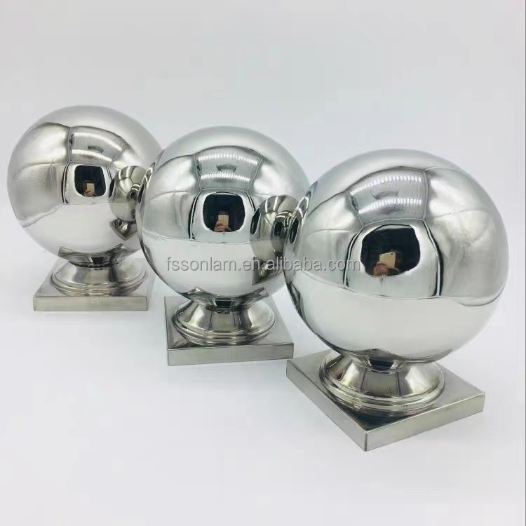 Handrail Round Ball Stainless Steel Decorative Ball Tube Fittings Balustrade Handrail Staircase