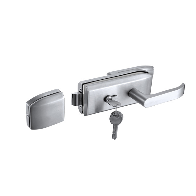 Shower Room Sliding Door Fittings Stainless Steel Zinc Alloy Chrome Glass Balcony Door Key Locks