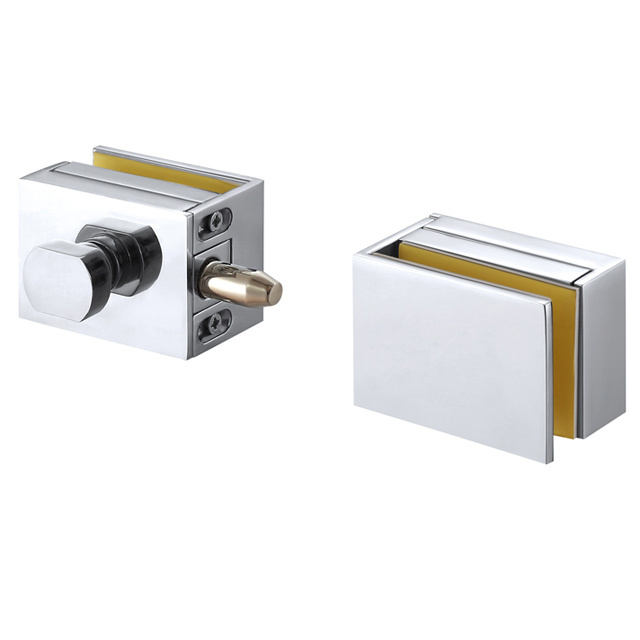 Shower Room Sliding Door Fittings Stainless Steel Zinc Alloy Chrome Glass Balcony Door Key Locks