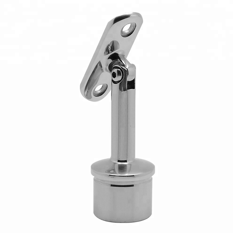 Handrail Fitting 90 Degree Round pipe Elbow Stainless Steel Connector And Cross Bar Holder