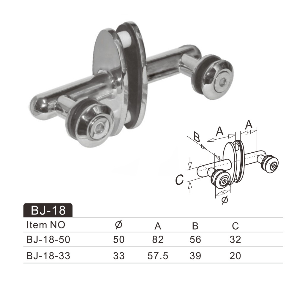 Casting Glass Balcony Staircase Stainless Steel Clip Fittings Balustrade Handrail Clamp Accessories