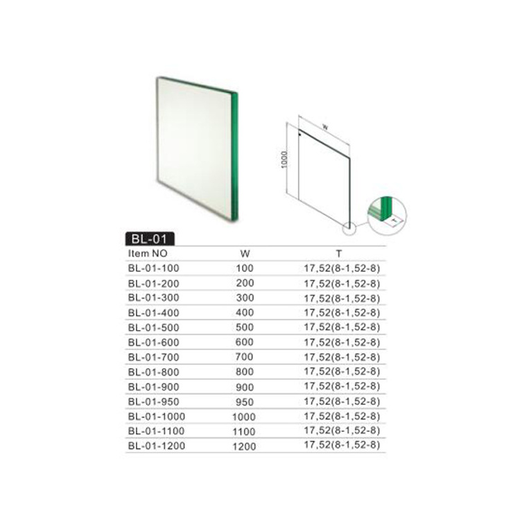 12mm Tempered Laminated Glass for Glass Railing