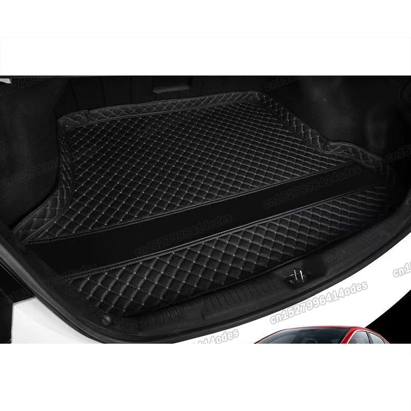 leather car trunk mat cargo liner rear boot luggage cushion mats for kia forte cerato k3 2019 2020 2021 2022 2023 accessories