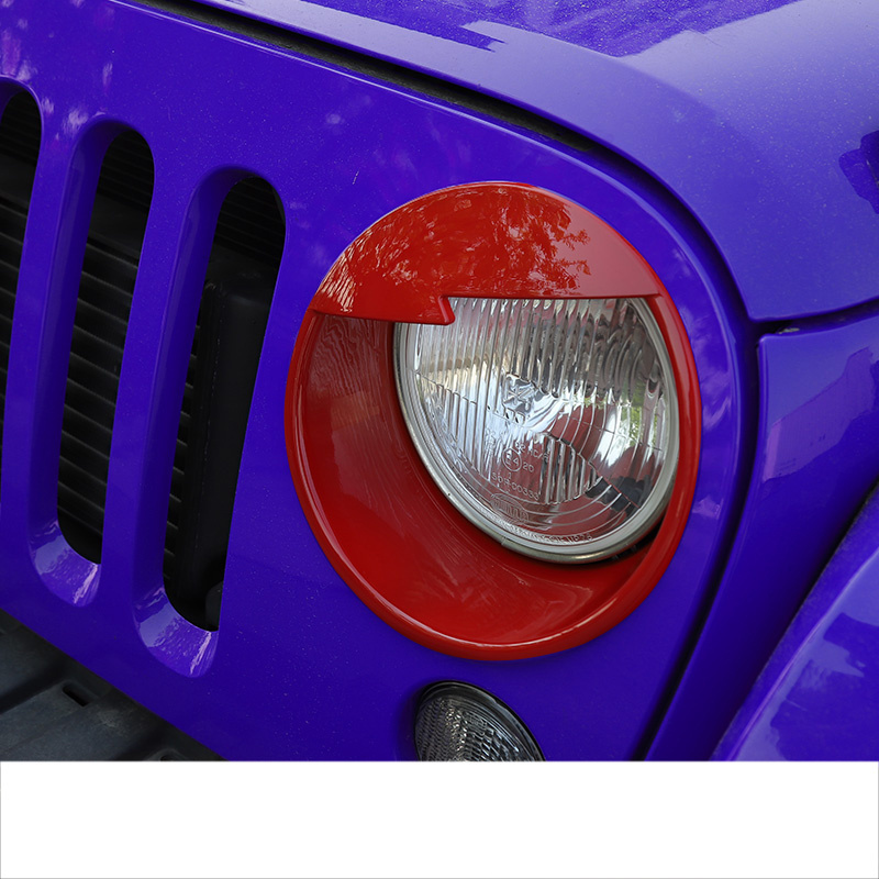 car front headlight lamp protect accessories kit for jeep wrangler jk 2007 2008 2009 2010 2011 2012 2013 2014 2015 2016 2017