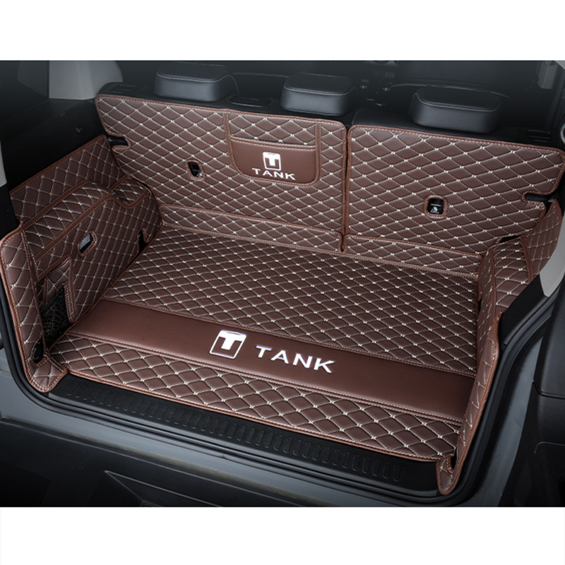 5d car trunk mat cargo liner luggage cushion rear boot for great wall tank 300 2021 2022 2023 2024 mats carpet accessories