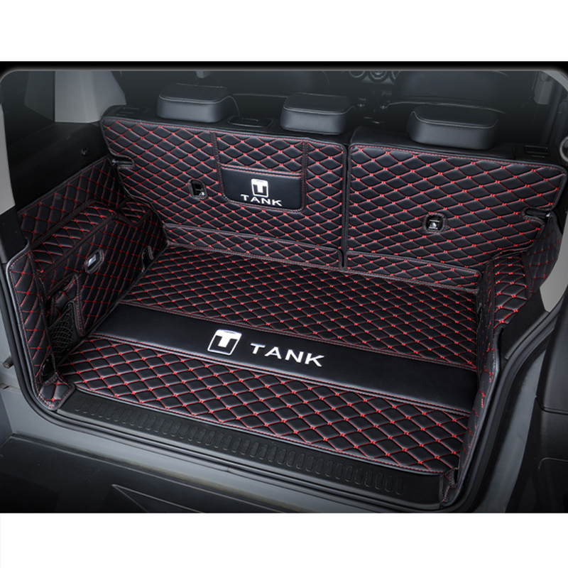 5d car trunk mat cargo liner luggage cushion rear boot for great wall tank 300 2021 2022 2023 2024 mats carpet accessories