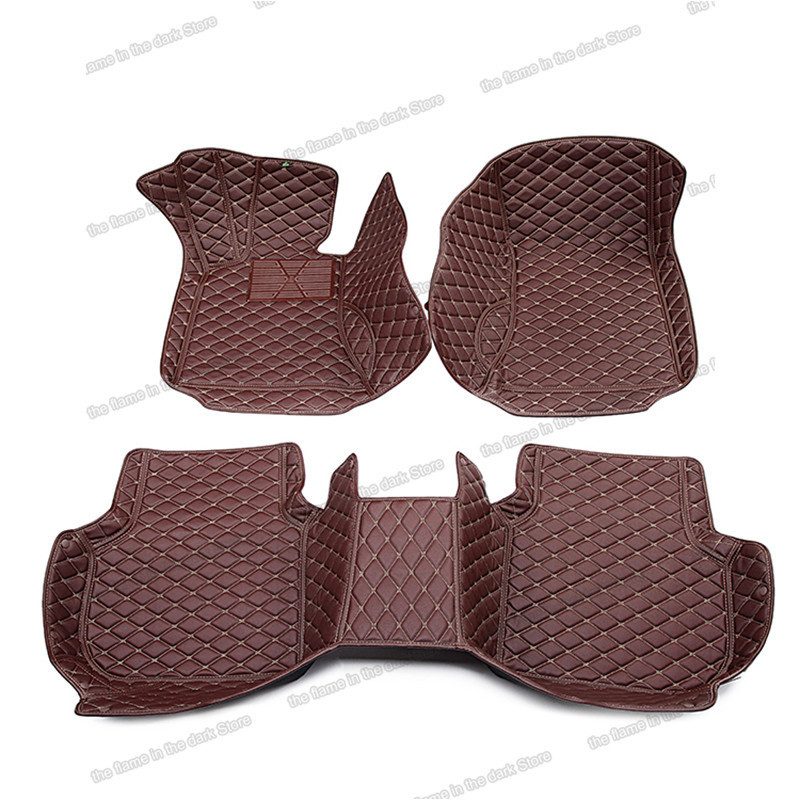 leather car floor mats for kia forte cerato 2009 2010 2011 2012 2013 2014 2015 2016 2017 2018 2019 2020 carpet foot