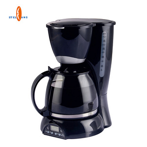 American 12 cup filter coffee machine semi-automatic drip coffee maker with glass jug