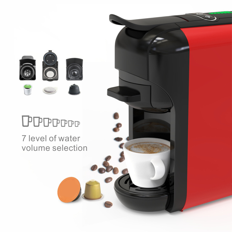 Italian home automatic dg pod expresso 19 bars bump multi capsule coffee maker machine