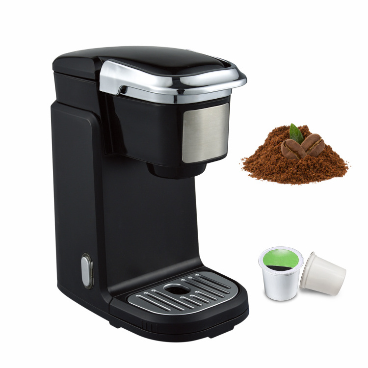 Hotel room single serve one button instant 2 in 1 coffee and tea kuerig coffee machine with water tank