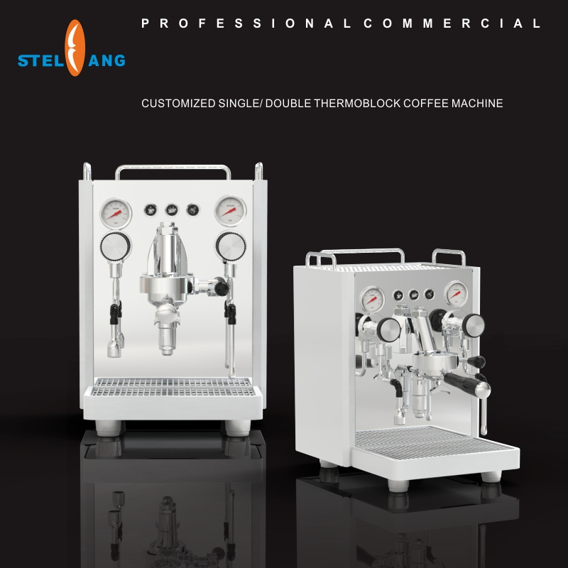 custom Cafetera OEM espresso italiana automatic rotary vane pump expresso coffee makers commercial coffee brew machine