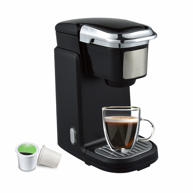 Hotel room single serve one button instant 2 in 1 coffee and tea kuerig coffee machine with water tank