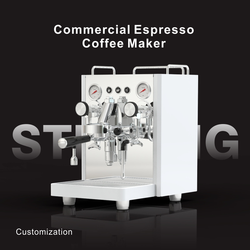 custom Cafetera OEM espresso italiana automatic rotary vane pump expresso coffee makers commercial coffee brew machine