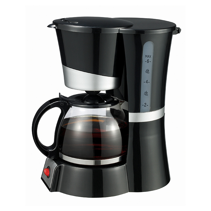 China Professional Filtre Cup Coffee Machines 5 Cup Auto Drip Coffee Maker With Warm Plate