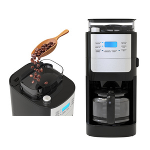 Smart Timer Automatic Coffee Machine Brewer Single Serve Screen Touch Drip Coffee Maker With Grind