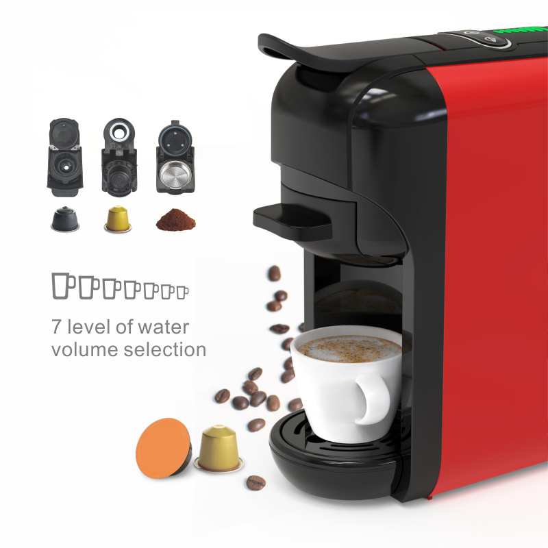 Italian home automatic dg pod expresso 19 bars bump multi capsule coffee maker machine