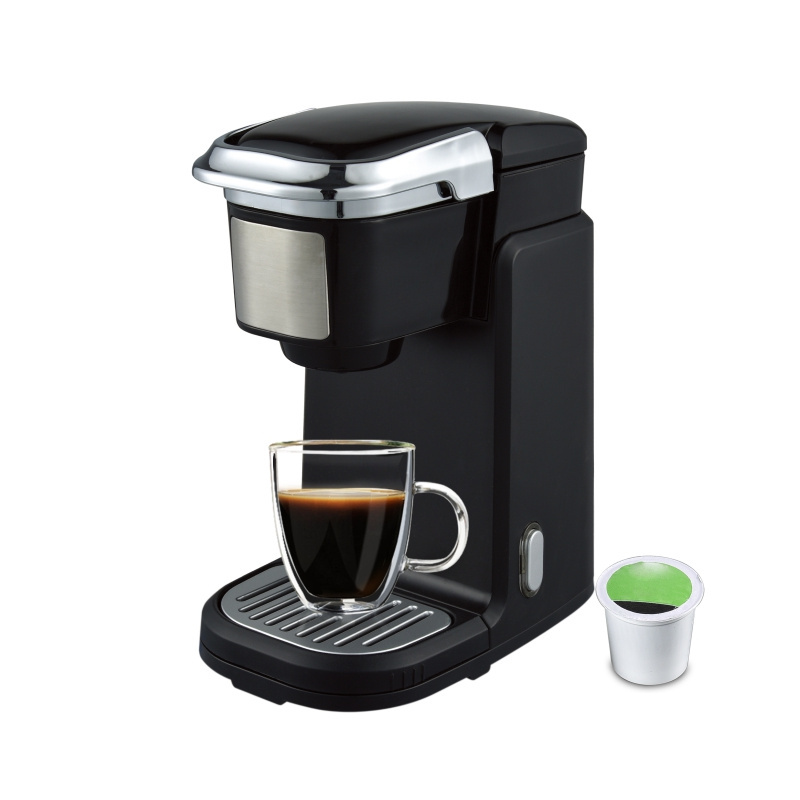 Hotel room single serve one button instant 2 in 1 coffee and tea kuerig coffee machine with water tank