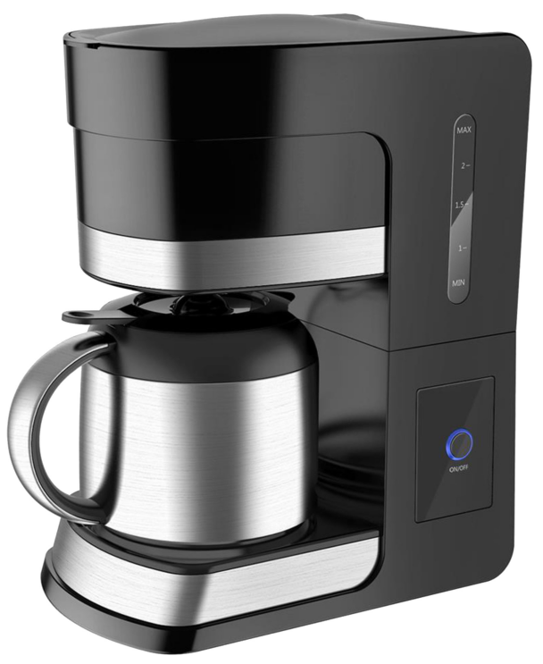 Cafeteras Professional cafeterira electric black porcelain drip kaffee automat ss coffee kettle maker carafe espresso machine