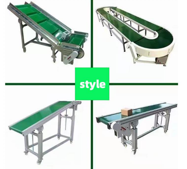 SENTAO China manufacture stainless steel conveyor Green PVC Belt Conveyor System Stainless Steel Belt Conveyor