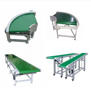 SENTAO China manufacture stainless steel conveyor Green PVC Belt Conveyor System Stainless Steel Belt Conveyor