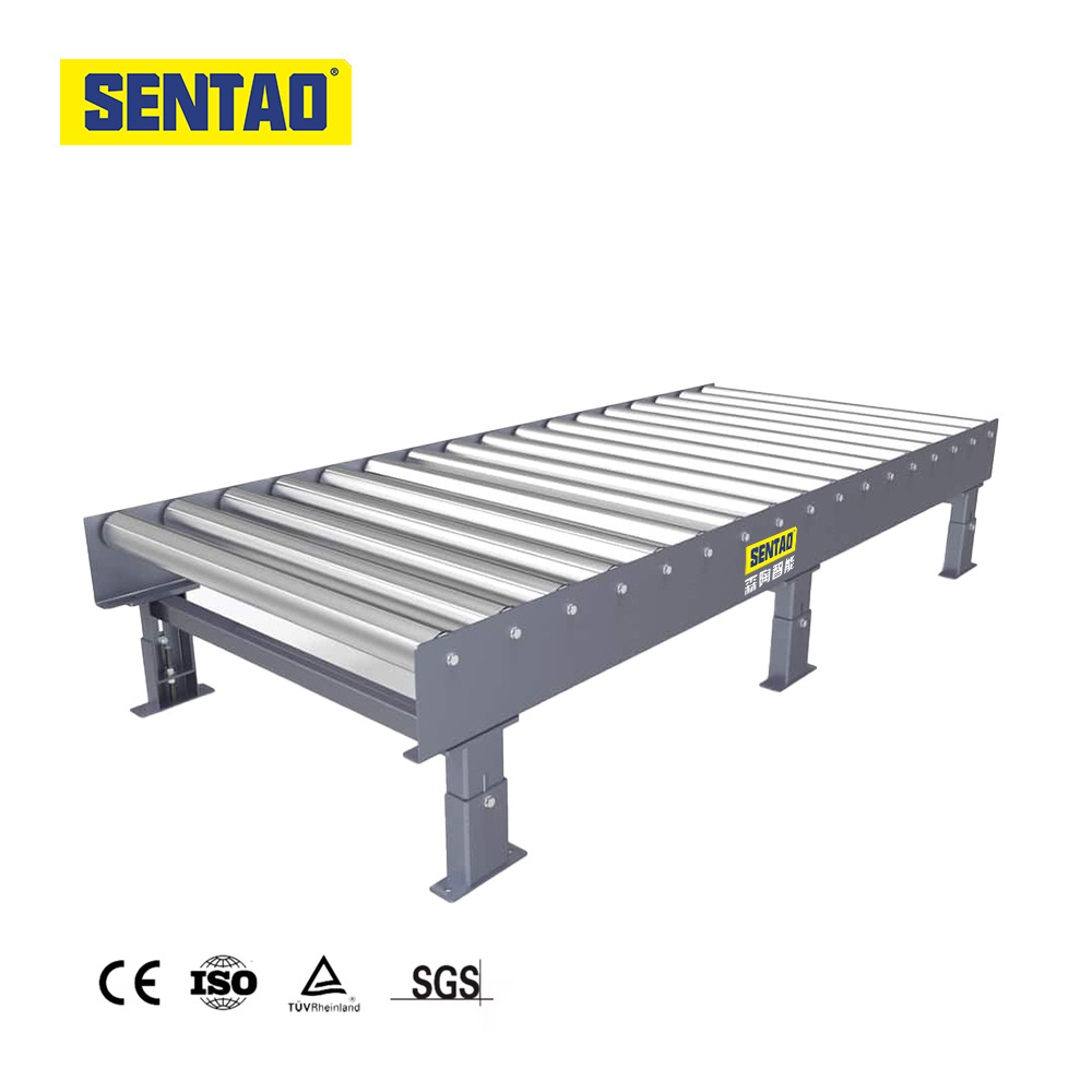 600mm width High Quality Electric Motorized Pallet System Automatic Gravity Roller Conveyor