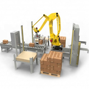 Robotic carton box palletizer/SENTAO robot palletizer/universal robot packing machine