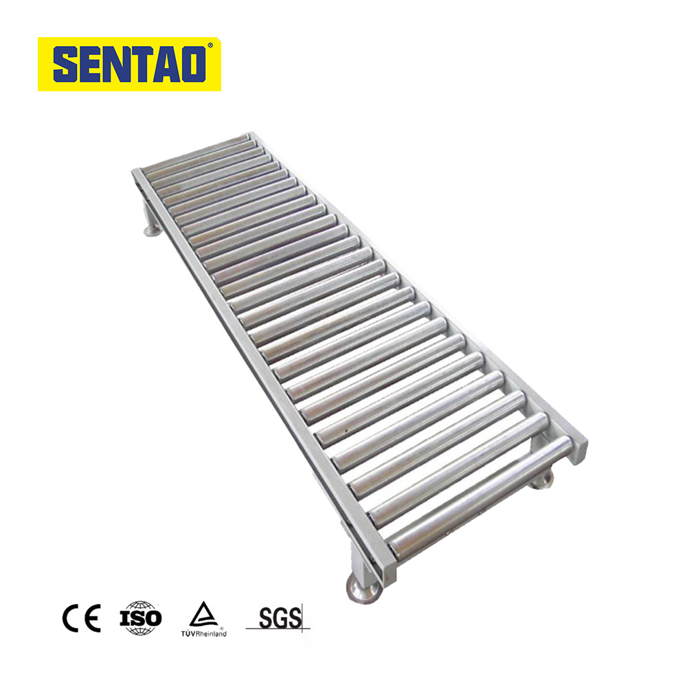 600mm width High Quality Electric Motorized Pallet System Automatic Gravity Roller Conveyor