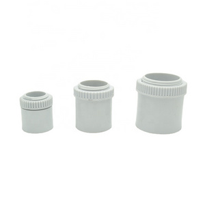 plastic male bush white PVC male adapter electrical conduit pipe fitting