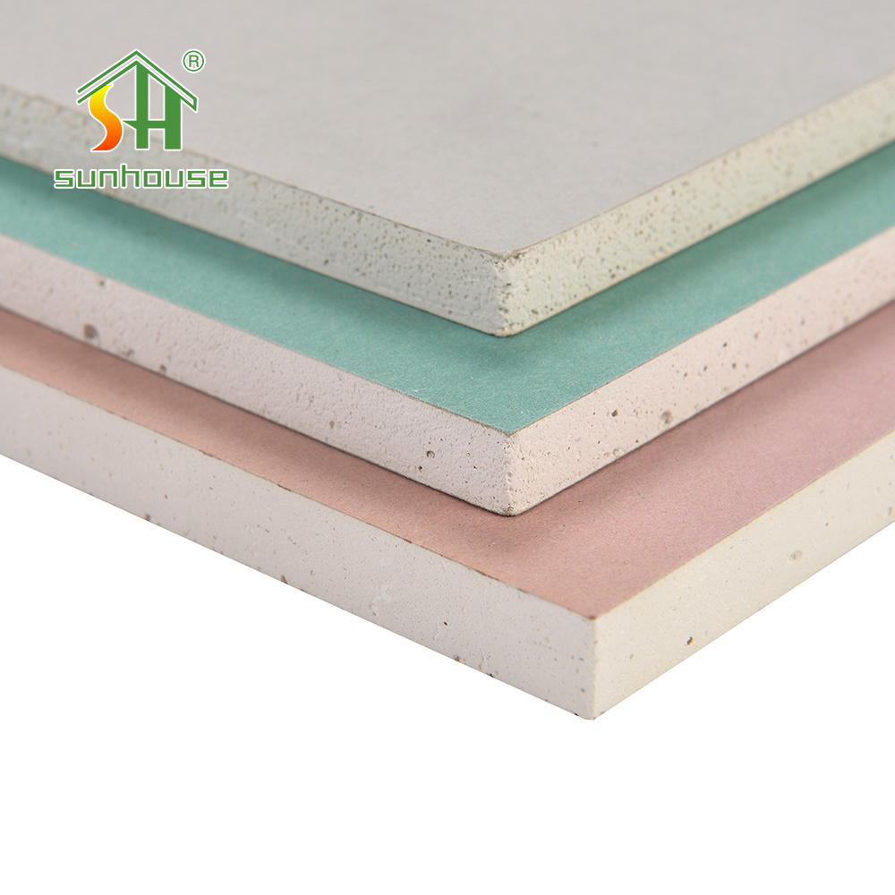 12mm Gypsum Board Prices Plasterboard Drywall Natural Gypsum Sheetrock Standard Gypsum Board